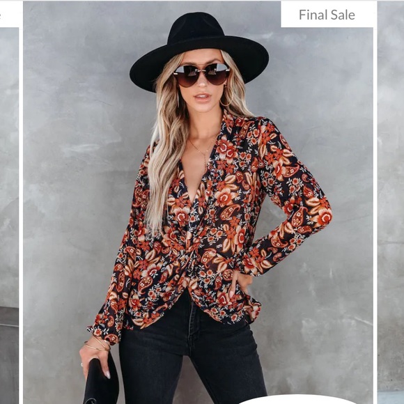 Vici Tops - Cute and flattering top from vici! Only worn one time!